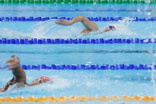 SEA Games 33: Bơi Việt Nam tiếp tục 'gặt' huy chương Vàng
