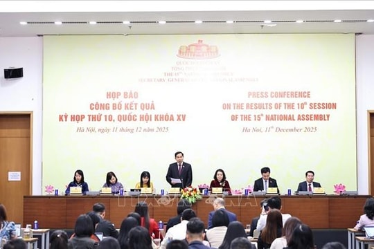 Kỳ họp thứ 10, Quốc hội khóa XV: Củng cố niềm tin của nhân dân vào công tác cán bộ và sự giám sát tối cao của Quốc hội