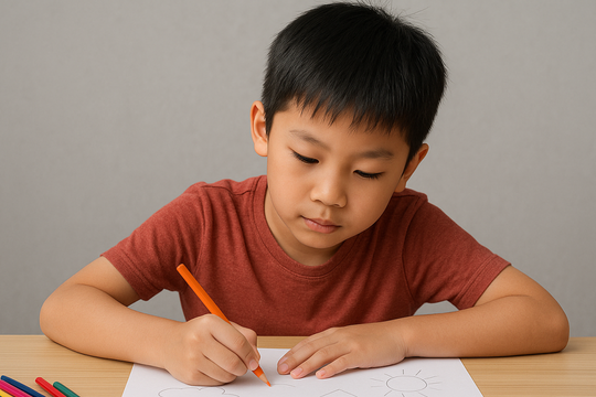 Bài tập rèn trí não 2 phút giúp trẻ tập trung