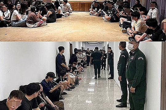 Campuchia bắt 75 người Thái Lan khi đột kích trại lừa đảo