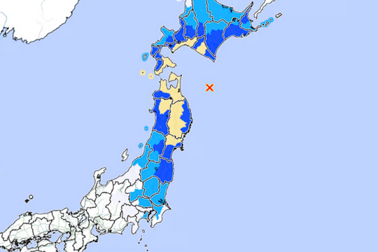 Động đất 6,7 độ Richter, Nhật Bản cảnh báo nguy cơ sóng thần