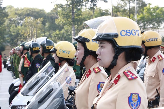 Công an TP Hồ Chí Minh ra quân cao điểm bảo đảm an ninh trật tự Tết Bính Ngọ 2026