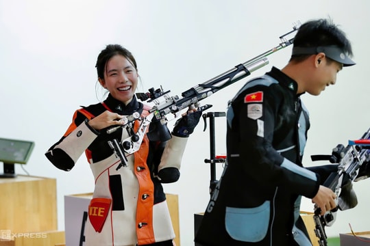 Nhà vô địch bắn súng SEA Games bớt run khi nghe tiếng hô 'Việt Nam'