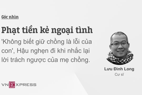 Phạt tiền kẻ ngoại tình