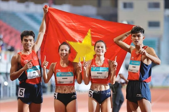 SEA Games 33: Điền kinh Việt Nam phá sâu kỷ lục Đại hội