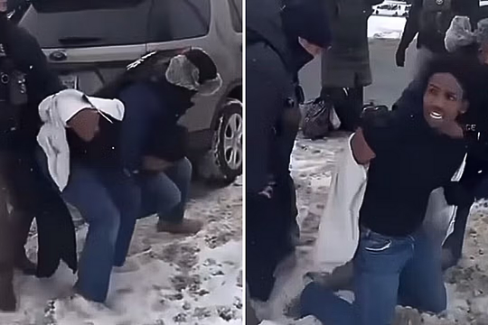 Công dân Mỹ bị đặc vụ ICE kẹp cổ, bắt nhầm