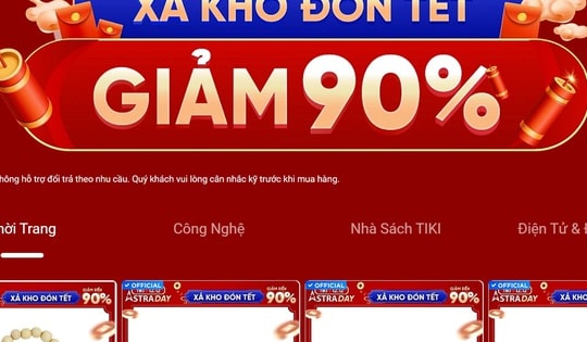 Thấy "xả kho đón Tết", "giảm giá sốc", người mua cần cảnh giác điều gì?