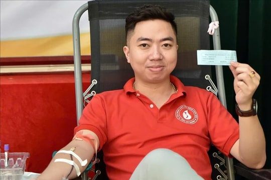 'Thủ lĩnh' trẻ nhiệt huyết với phong trào tình nguyện vận động hiến máu
