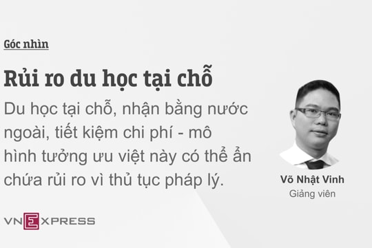 Rủi ro du học tại chỗ