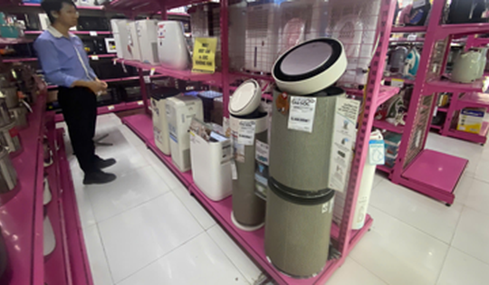 Hà Nội ô nhiễm, máy lọc không khí đắt hàng