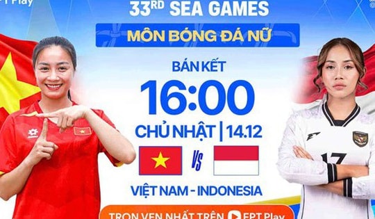 Xem trực tiếp đội tuyển nữ Việt Nam đấu Indonesia ở đâu, kênh nào ngày 14/12?