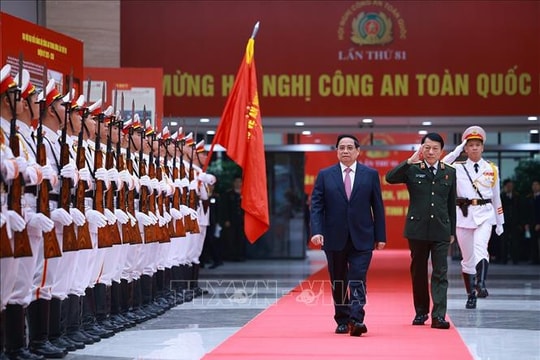 Thủ tướng Phạm Minh Chính: Công an nhân dân phải là chỗ dựa vững chắc của nhân dân