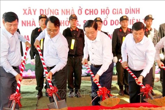 Trưởng Ban Nội chính Trung ương dự lễ khởi công 'Chiến dịch Quang Trung' tại Lâm Đồng