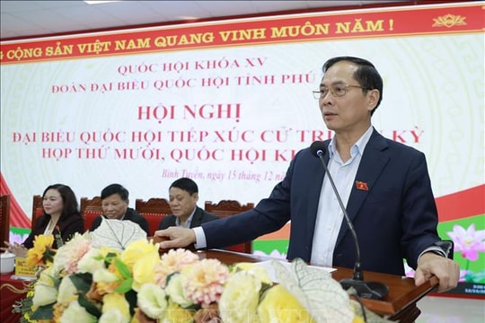 Xử lý dứt điểm những vấn đề còn tồn đọng kéo dài được cử tri kiến nghị