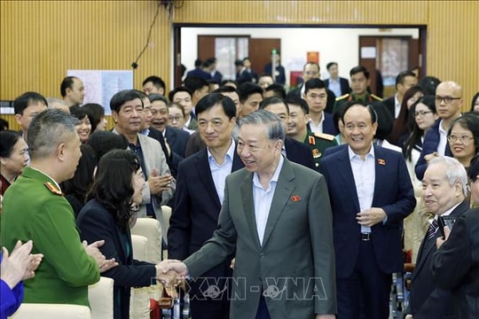 Tổng Bí thư Tô Lâm tiếp xúc cử tri Hà Nội sau Kỳ họp thứ 10, Quốc hội khóa XV