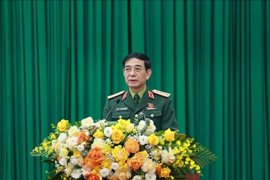 Đại tướng Phan Văn Giang tiếp xúc cử tri tại tỉnh Thái Nguyên