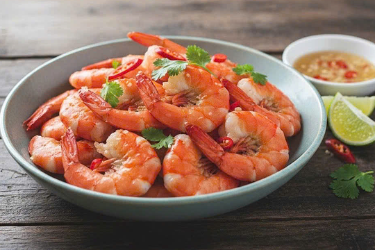 Bị tăng huyết áp có ăn tôm được không?