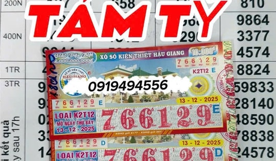 Xổ số miền Nam: Thêm người trúng độc đắc tại Vĩnh Long vào tối 15-12