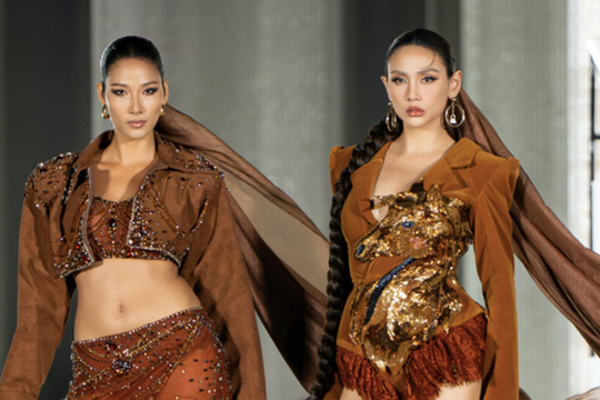 Võ Hoàng Yến tái hợp Hoàng Thùy trên sàn diễn, khán giả dậy sóng