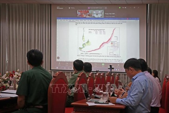 Đẩy nhanh tiến độ 'Khôi phục đường bờ biển Đông Cà Mau'