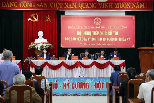 Cử tri kiến nghị nhiều vấn đề về dân sinh, quản lý và an sinh xã hội