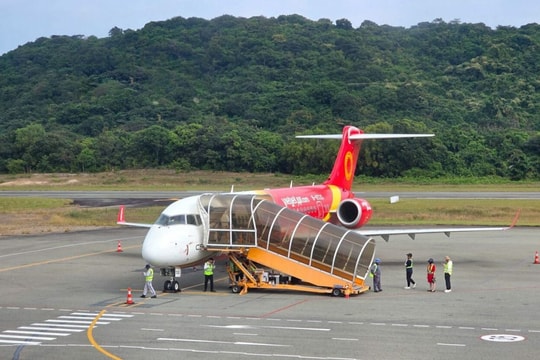 Vietjet gấp đôi chuyến bay đến Côn Đảo