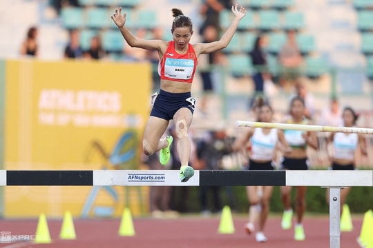 Nguyễn Thị Oanh cân bằng kỷ lục điền kinh SEA Games