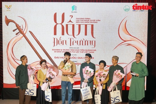 Lan tỏa giá trị văn hoá, kết nối thực hành nghệ thuật hát xẩm tại giảng đường
