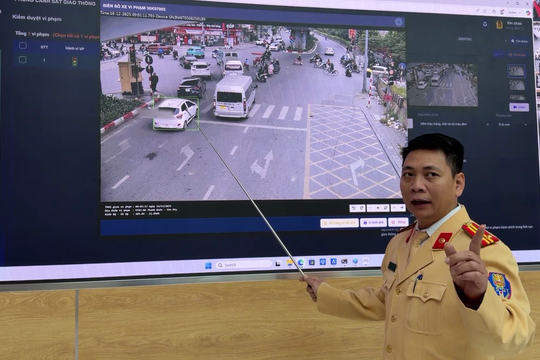 Hà Nội: Camera AI ‘bắt’ 393 vi phạm giao thông chỉ sau 3 ngày vận hành