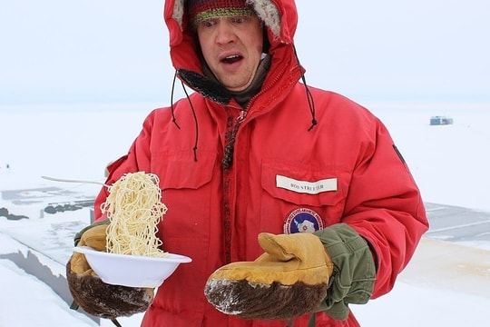 Thói quen ăn thực phẩm tái chế, hết hạn ở Nam Cực