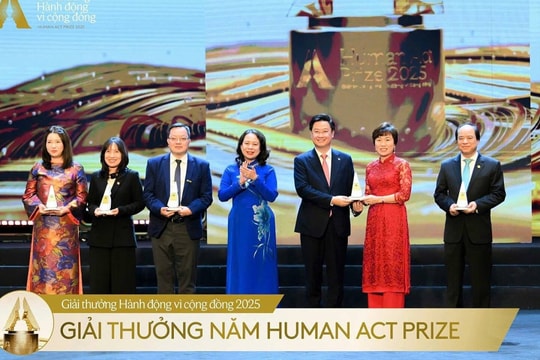 Quỹ Thiện Tâm nhận danh hiệu cao nhất tại giải thưởng 'Hành động vì cộng đồng 2025'
