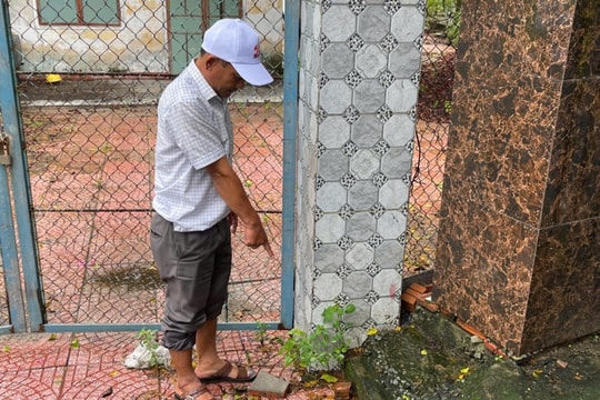 Bị bắt vì ném gạch vỡ trán bé hàng xóm