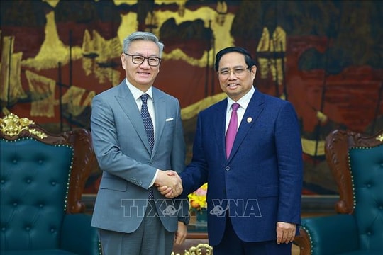 Thủ tướng Phạm Minh Chính tiếp Bộ trưởng Bộ Ngoại giao Lào