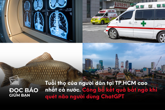 Tuổi thọ của người dân tại TP.HCM cao nhất cả nước. Công bố kết quả bất ngờ khi quét não người dùng ChatGPT