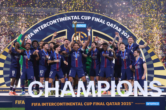 PSG đoạt 6 danh hiệu trong năm 2025