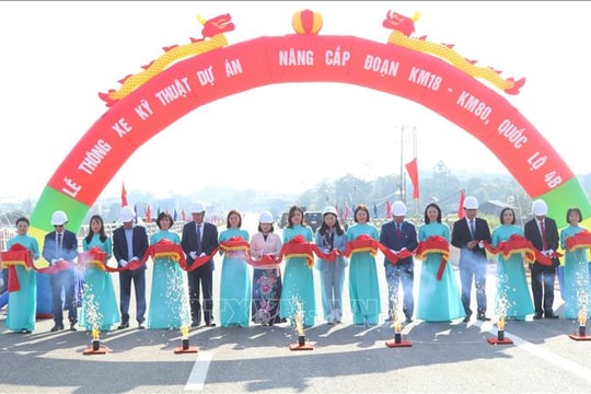 Thông xe kỹ thuật dự án nâng cấp Km18–Km80, Quốc lộ 4B qua Lạng Sơn