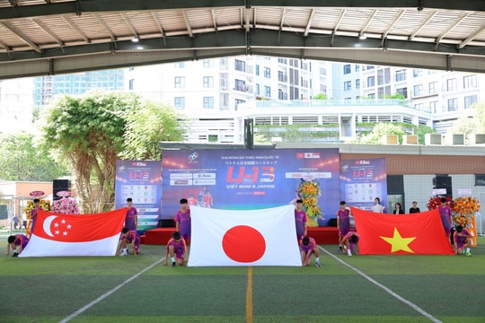 Giải bóng đá Thiếu niên Quốc tế U13 Việt Nam - Nhật Bản: Bệ phóng cho những ngôi sao tương lai