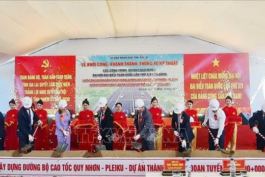 Dự án đầu tư xây dựng đường bộ cao tốc Quy Nhơn - Pleiku: Động lực phát triển mới