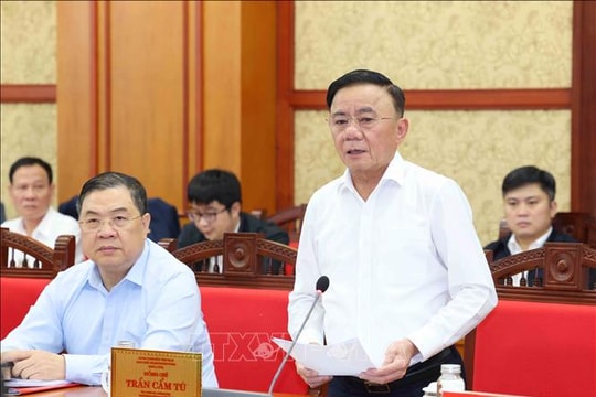 Thường trực Ban Bí thư chủ trì họp rà soát công tác tổ chức phục vụ Đại hội XIV của Đảng