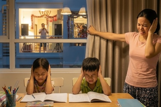 Đóng cửa, kéo rèm chờ hàng xóm hát karaoke 'tra tấn' đến 22 giờ