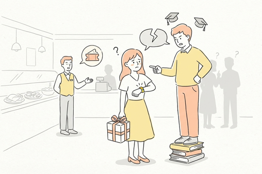 Dự tiệc thôi nôi nhưng phải tự mua vé buffet