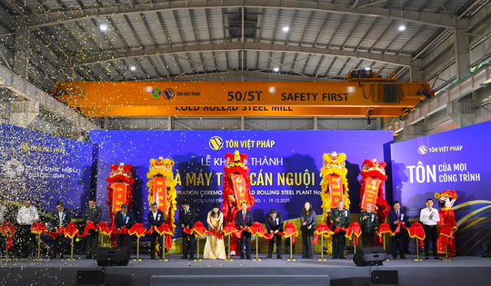 Tôn Việt Pháp khánh thành Nhà máy Thép cán nguội số 2: Khẳng định vị thế, bứt phá kỷ nguyên mới