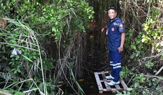 Đi câu cá, ngư dân phát hiện ra cảnh tượng đáng sợ trong bụi cây