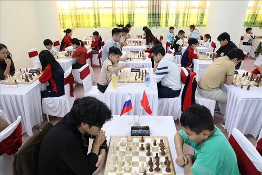Trên 100 vận động viên tham gia Giải Cờ vua quốc tế năm 2025