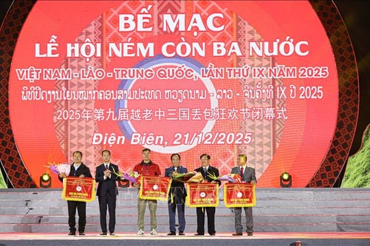 Bế mạc Lễ hội ném còn 3 nước Việt Nam - Lào - Trung Quốc lần thứ IX