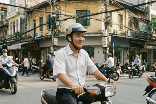 Vì sao nhiều người đi xe máy lại thích đeo tai nghe?