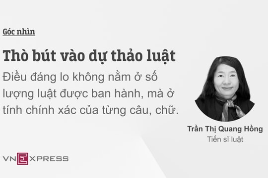 Thò bút vào dự thảo luật