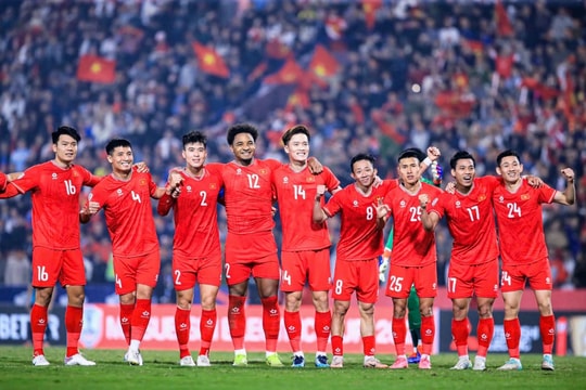 Đội tuyển Việt Nam tăng 3 bậc trên bảng xếp hạng FIFA