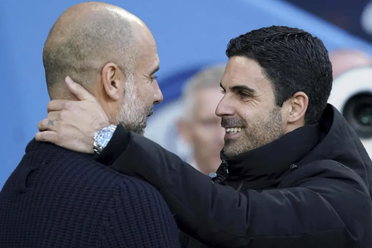 Merson: 'Guardiola có thể rời Man City nếu Arsenal vô địch mùa này'