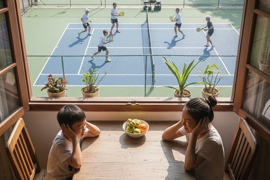 Bất lực vì sân pickleball tra tấn tiếng ồn từ 5 giờ sáng đến 11 giờ đêm